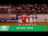 Khoảnh khắc xúc động | Minh Vương dành tặng bàn thắng cho Xuân Trường và Thanh Tùng | HAGL Media