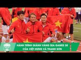 Những pha bóng ấn tượng của cặp đôi Triệu Việt Hưng -  Trần Thanh Sơn tại SEA Games 30 | HAGL Media