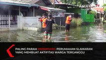 Banjir Rob Terjang Pesisir Pantai Kota Pekalongan, Jawa Tengah