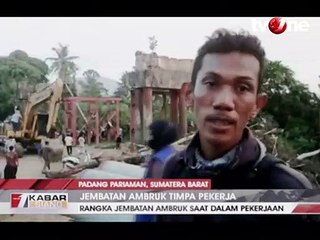 Jembatan Dalam Perbaikan Ambruk, 1 Pekerja Tewas