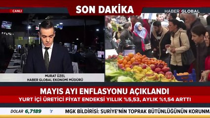 Enflasyon rakamları açıklandı