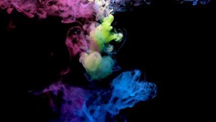 Mixture Of Smoke With Different Colors