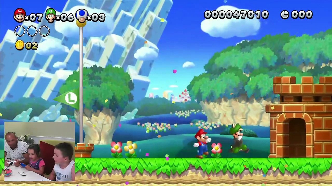 Live New Super Mario Bros U - WII U - Multiplayer famille