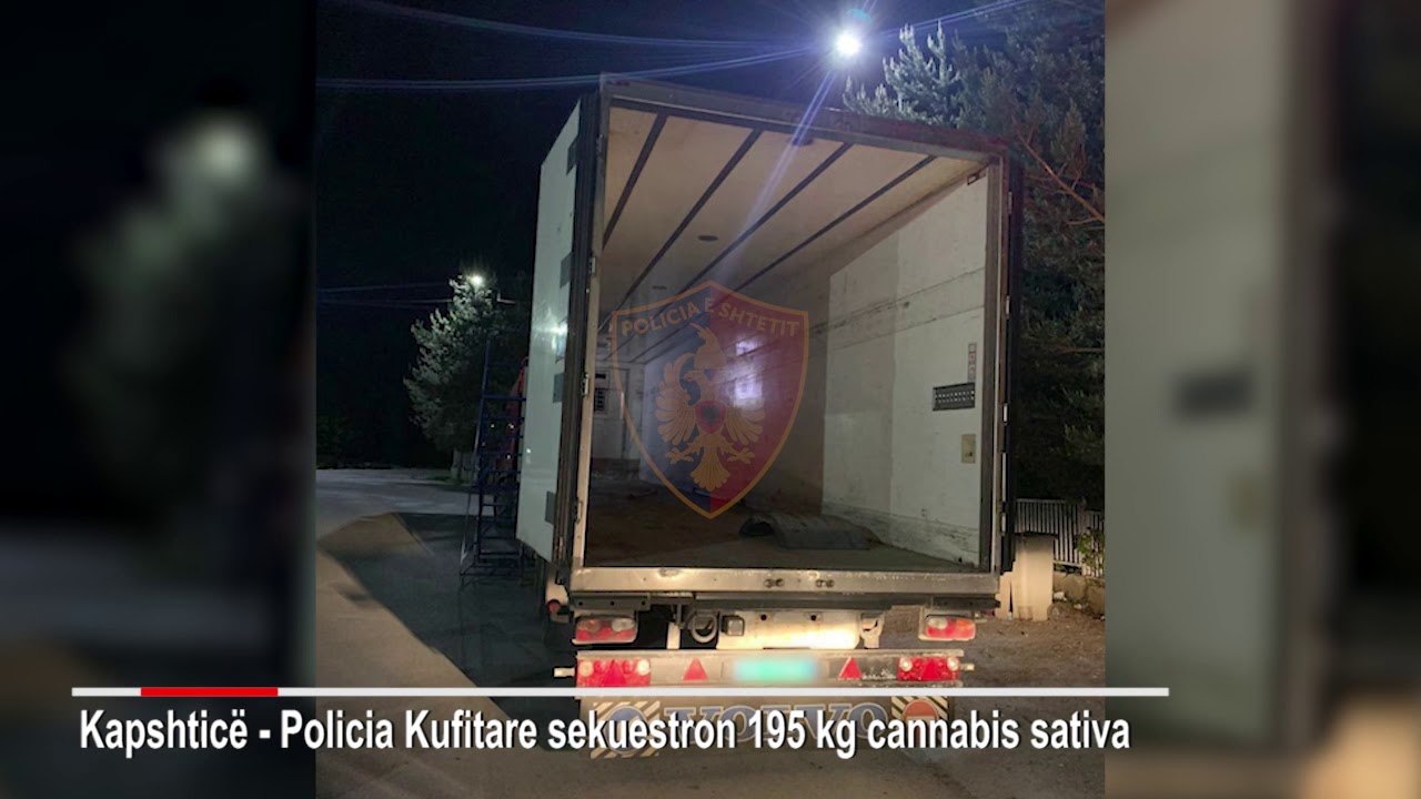 Si u sekuestruan 195 kg kanabis në një kamion, 4 në pranga