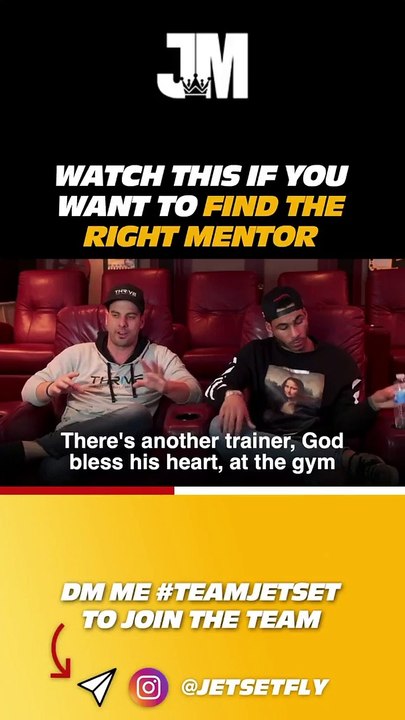 JETSETFLY – WATCH THIS IF YOU WANT TO FIND THE RIGHT MENTOR