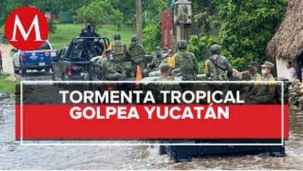 Ejército implementa Plan D-N-III-E por inundaciones en oriente y sur de Yucatán