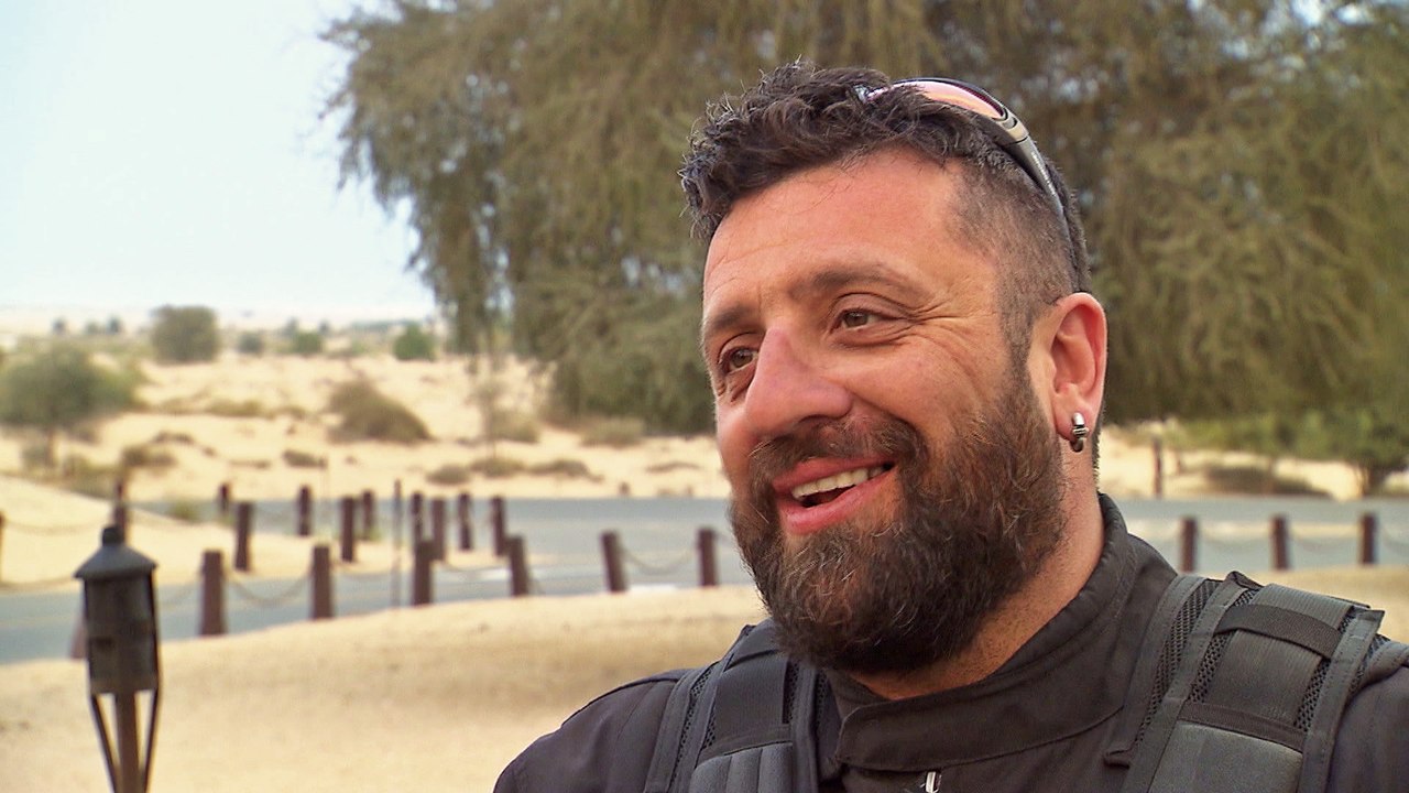 Harley bike tour through the desert of Dubai