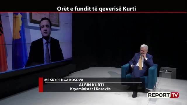 Report TV -Do ketë bashkëpunim me PDK? Kurti: Po flasim për një parti që dhe në opozitë ka pushtet