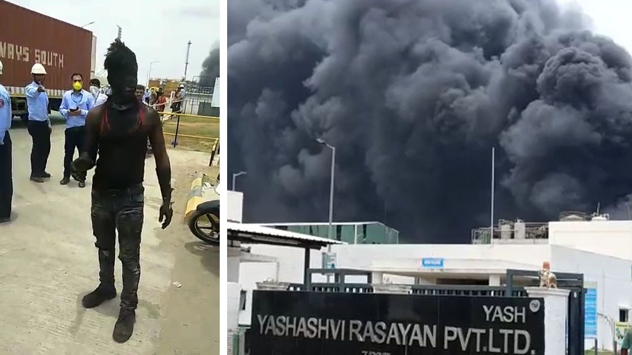 VIDEO: दहेज की केमिकल फैक्ट्री में ब्लास्ट, भीषण आग से मची चीख-पुकार, 15 झुलसे
