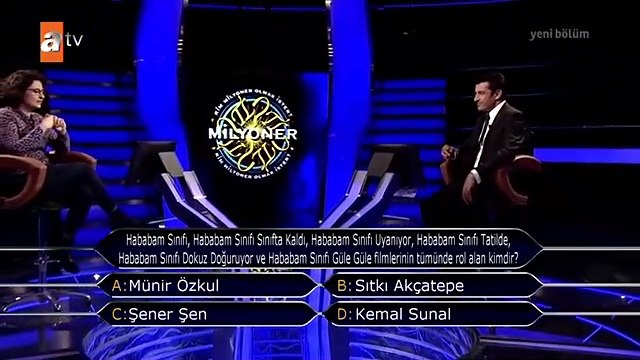 Kim Milyoner Olmak İster'e damga vuran soru
