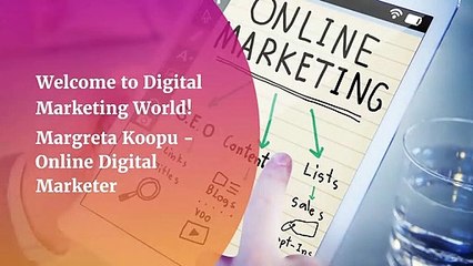 Margreta Koopu -  Best Online Internet Marketer in Australia