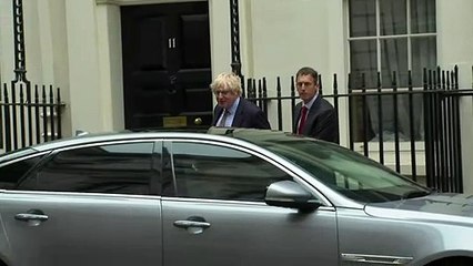 PM departs Downing Street for PMQs