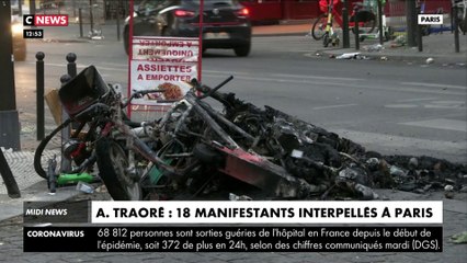 Adama Traoré : 18 manifestants interpellés à Paris