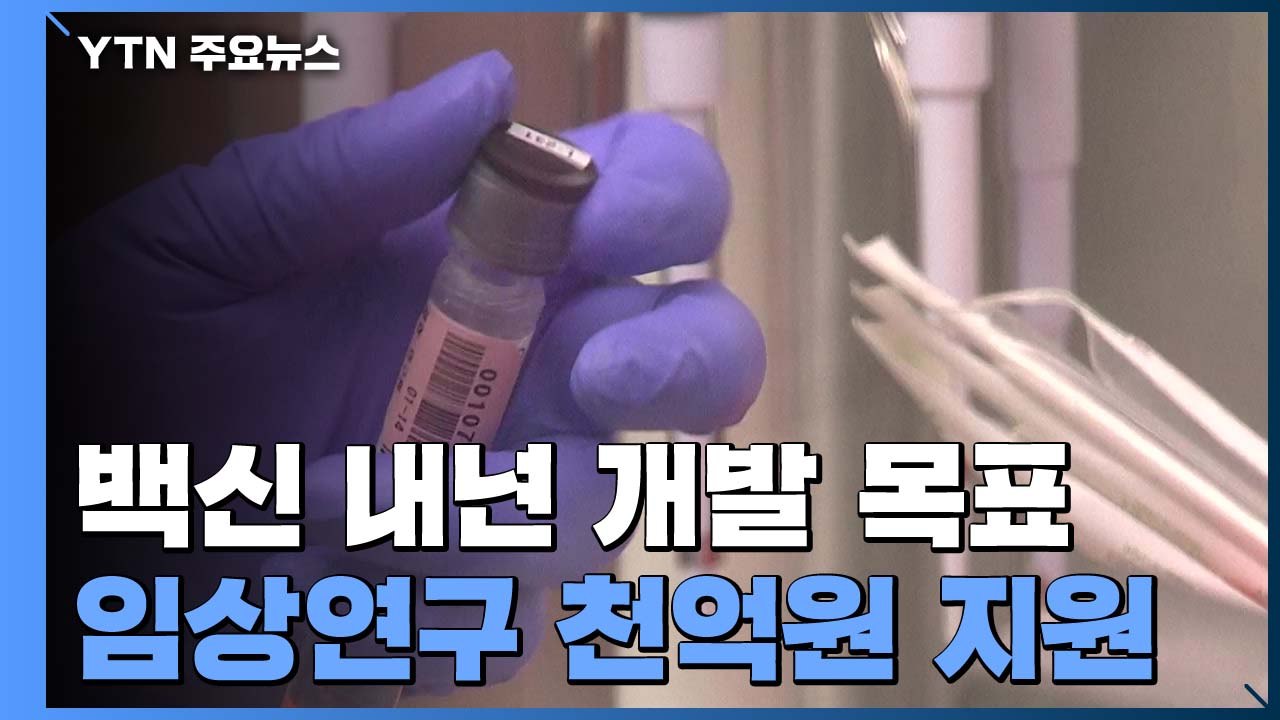 "올해 국산 치료제 확보, 내년 백신 확보"...임상연구 천억원 지원 / YTN