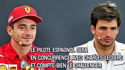 Formule 1 : Sainz ne compte pas jouer le second couteau chez Ferrari