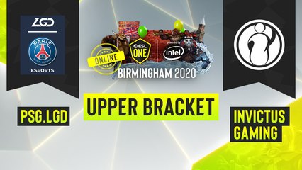 Dota2 - PSG.LGD vs. Invictus Gaming - Game 2 - ESL One Birmingham 2020 - Upper Bracket - CN
