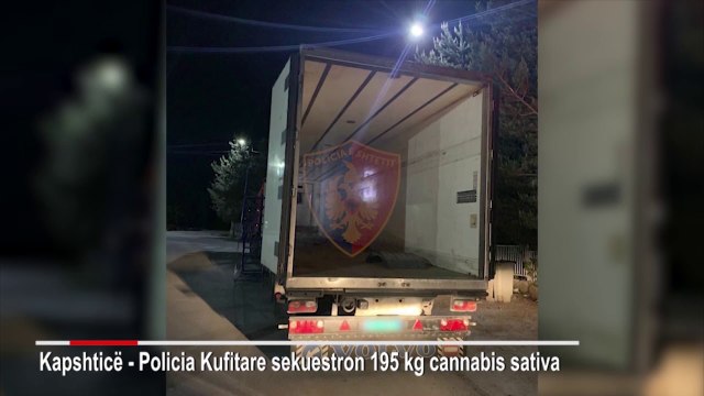 195 kg kanabis, policia zbardh tentativen e trafikut te droges
