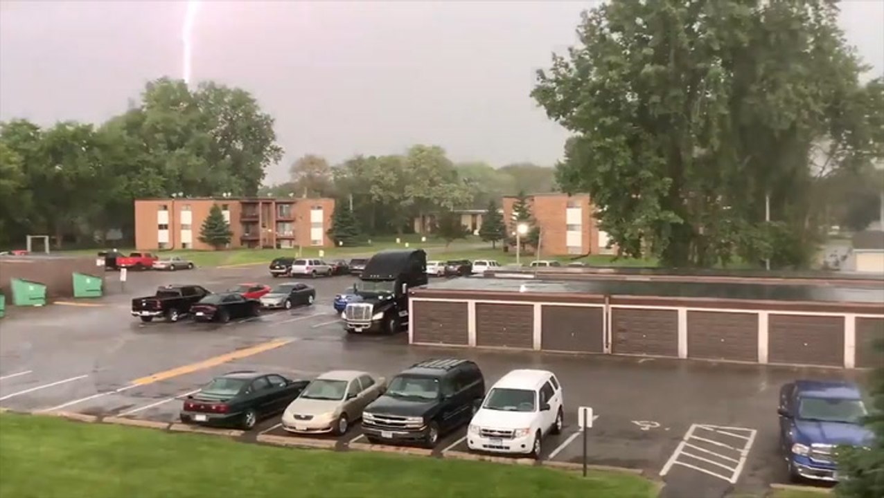 Thunderstorms soak Minnesota