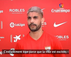 Séville - Banega : "J'aimerais beaucoup jouer le derby"