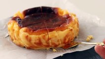 濃厚バスク風チーズケーキの作り方 Basque-style Baked Cheese Cake｜HidaMari Cooking