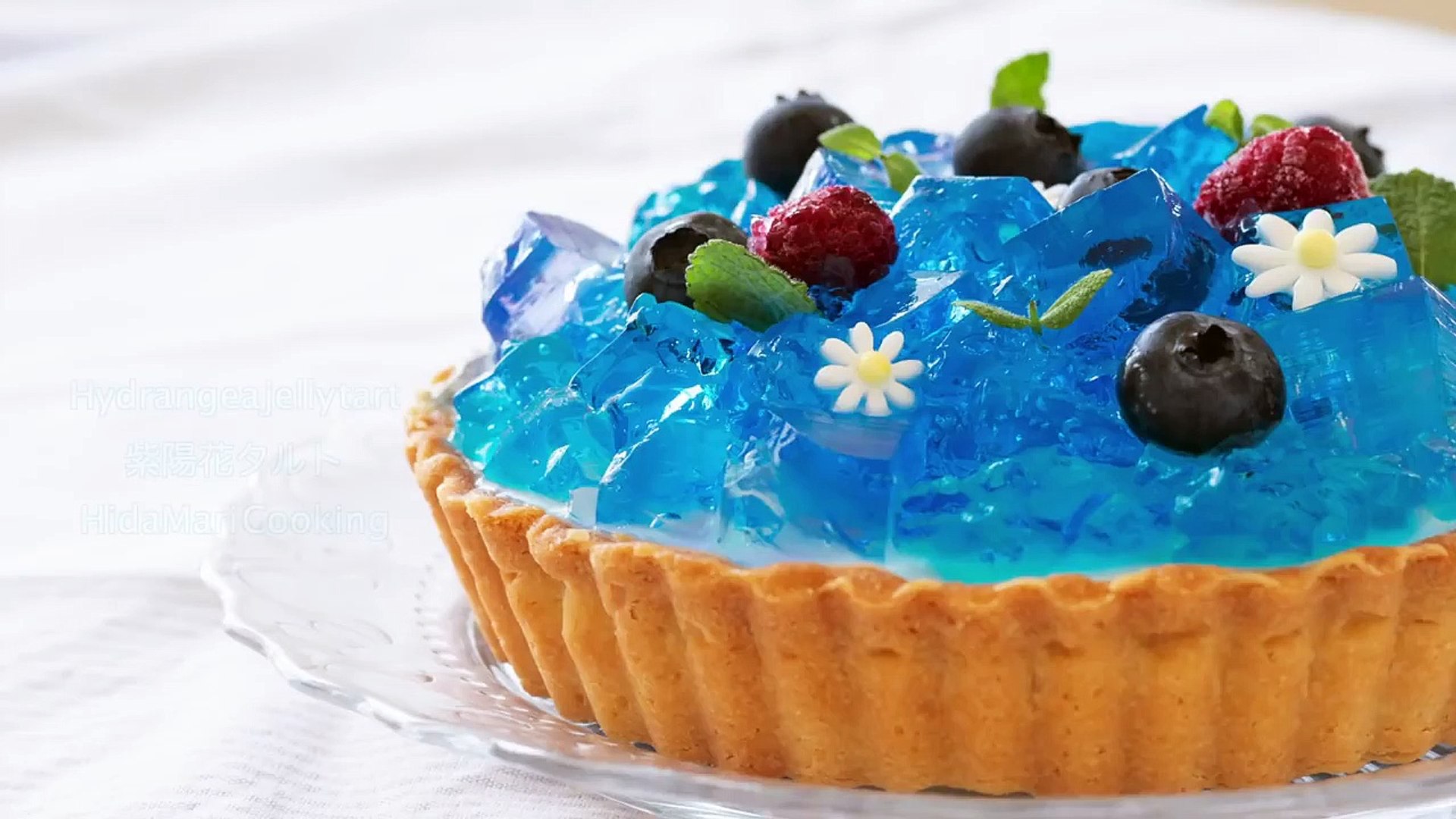 紫陽花ゼリータルトの作り方 Hydrangea Jelly Tart Hidamari Cooking Video Dailymotion