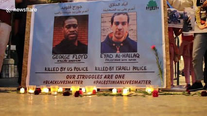 Crowds in Bethlehem protest George Floyd's death in display of solidarity