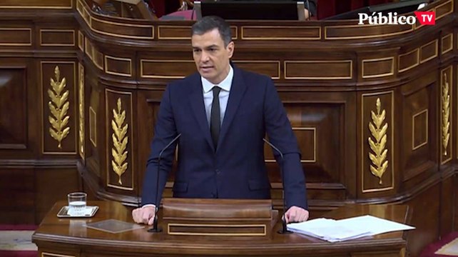 Pedro Sánchez, en la sesión plenaria del Congreso: Lo digo alto y claro, ¡viva el 8M!