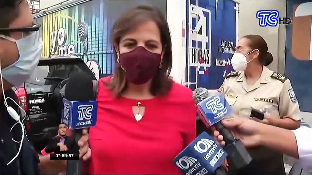 Ministra María Paula Romo habló sobre los allanamientos realizados en Guayaquil y Quito