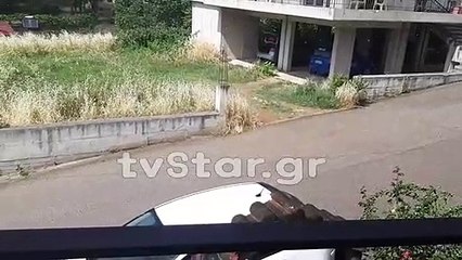 Χαλάζι στον Σταυρό Λαμίας