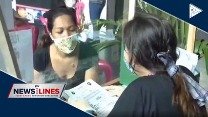 Travel pass seekers line up at Malabon city hall