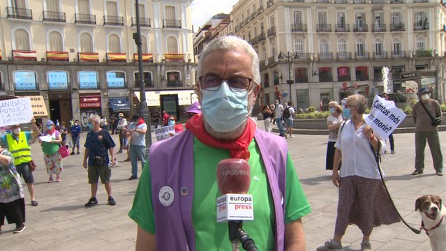 Pensionistas sobre muertes en residencias: Ha habido una masacre en Madrid
