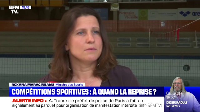 Reprise des compétitions sportives: Roxana Maracineanu estime que ce n'est pas au ministère des Sports de faire le calendrier