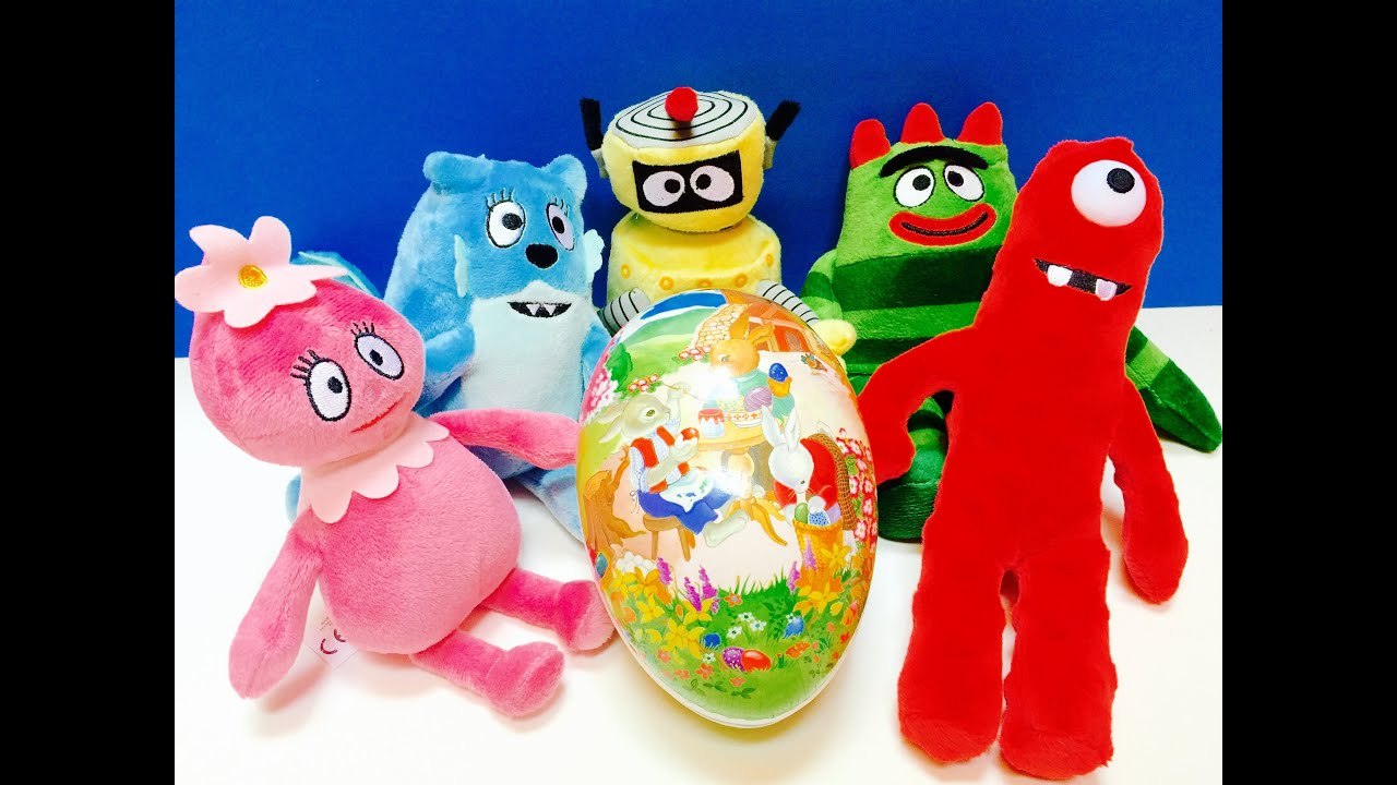 Yo Gabba Gabba Toys GIANT Easter Egg Surprise- - video Dailymotion