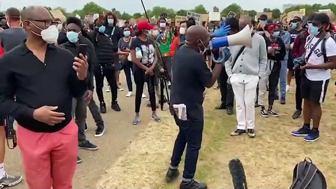 Thousands Of Protesters Descend On London To Demand Justice For George Floyd