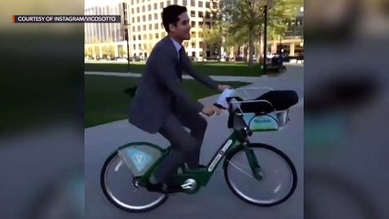 Descargar video: Vico Sotto posts throwback video of biking to work