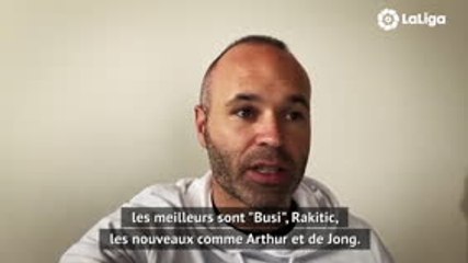 La Liga - Iniesta nomme ses milieux de terrain préférés