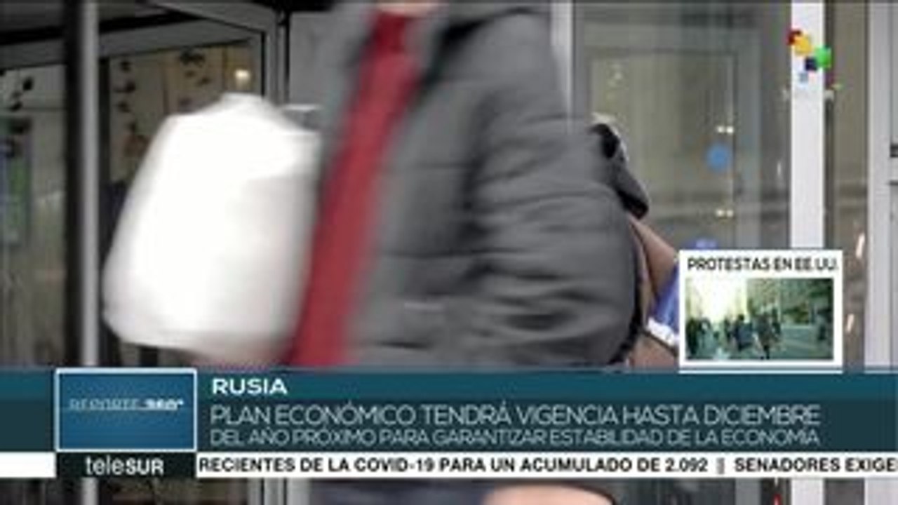 Rusia presenta plan de recuperación económica pospandemia
