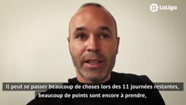 La Liga - Iniesta : J'aimerais voir le Barça remporter le championnat
