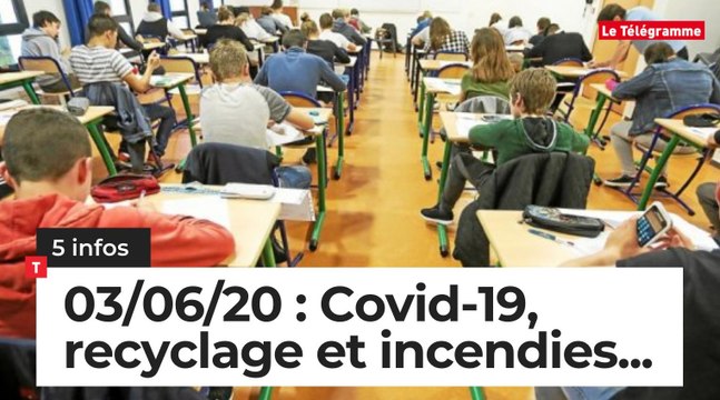 Covid-19, recyclage et incendies... Cinq infos bretonnes du 3 juin