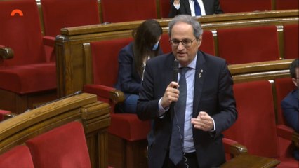 Torra: "Este Govern no hará ni un recorte"