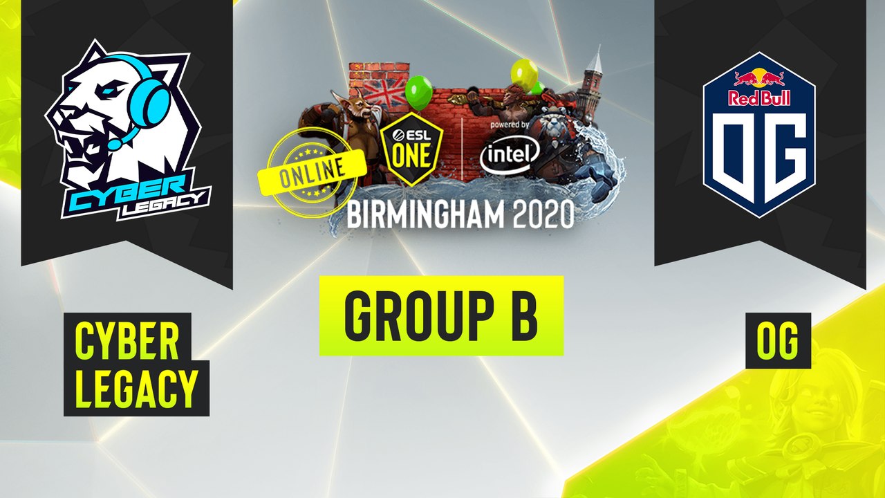 Dota2 - OG vs. Cyber Legacy - Game 2 - ESL One Birmingham 2020 - Group B - EUCIS