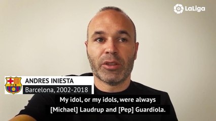 Download Video: Barca legend Iniesta names Guardiola as one of his idols