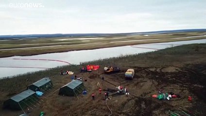 Tải video: В Норильске объявлен режим ЧС из-за разлива дизтоплива