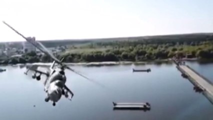 Drone Near-Miss with Russian Mi-24 Helicopter - Dramatic, but Real?