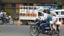 शाजापुर में ट्रैफिक पुलिस ने की कार्यवाही