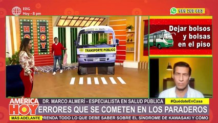 Seis errores que se cometen en los paraderos en tiempos de Covid-19