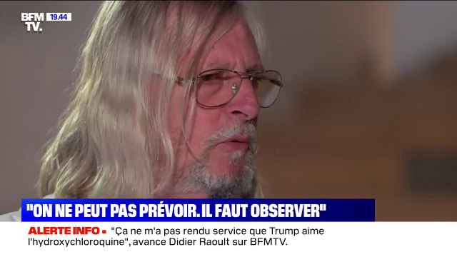 Pr Didier Raoult: Si le confinement a permis d'éviter la panique, c'est bien