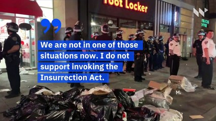 Pentagon Chief Doesn't Support Using Active Military on US Streets