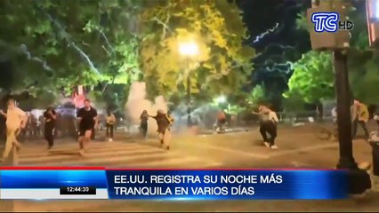 Manifestantes volvieron a la calles por la muerte de George Floyd pero no hubo incidentes