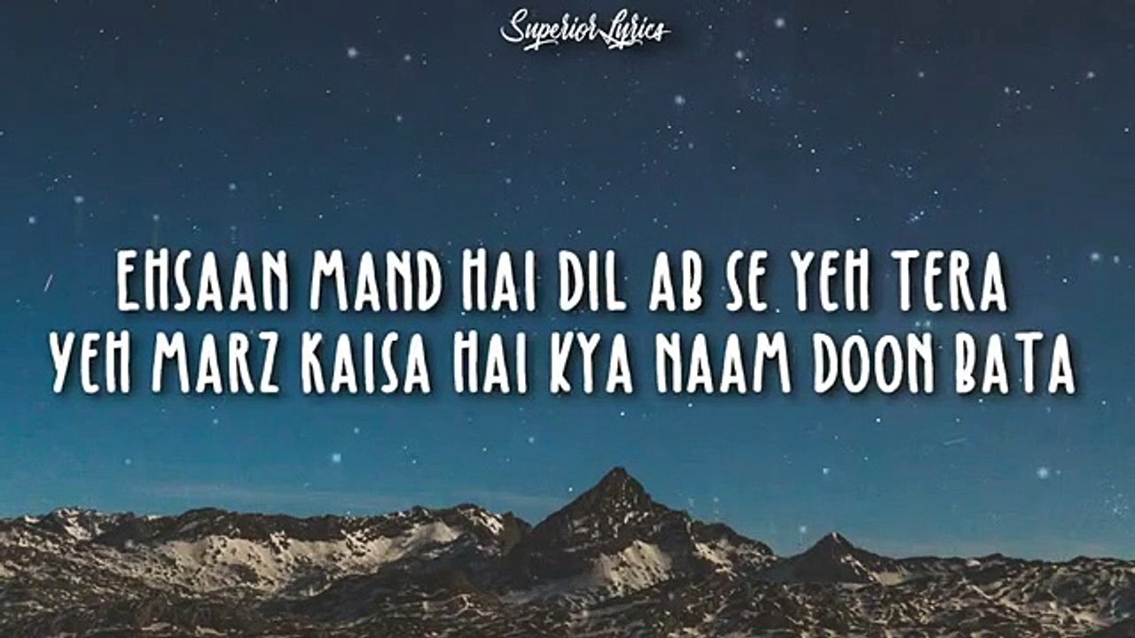 Humraah (Lyrics) - Malang _ Aditya R K, Disha P Anil K Kunal K _ Sachet T _ Mohi